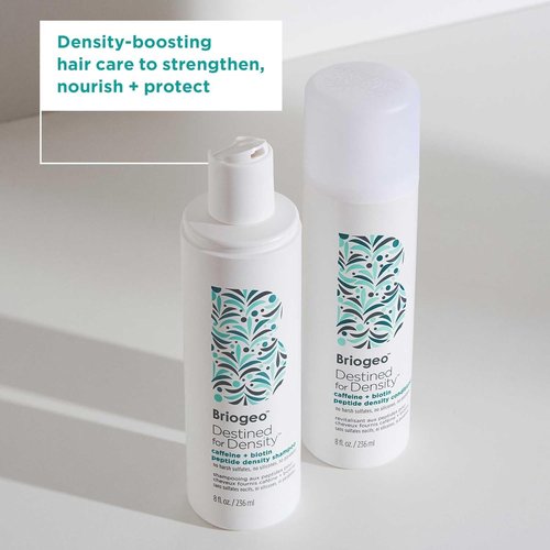 Briogeo Destined For Density Shampoo & Conditioner Duo - Boosts Thickness & Volume for Fine Hair | Sulfate-Free, Vegan