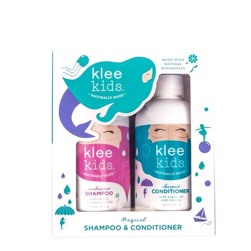 Luna Star Naturals Klee Kids Enchanted Shampoo & Charmed Conditioner Duo Set - Gentle & Nourishing