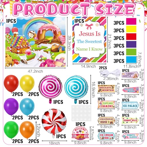 Halloween Religious Candy Car Decorations Kit - Trunk & Treat Setup