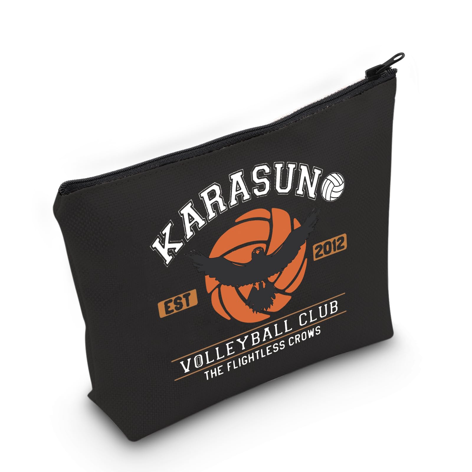 WCGXKO Anime Lover Volleyball Club Makeup Bag - Japanese Volleyball Anime Cosmetic Pouch