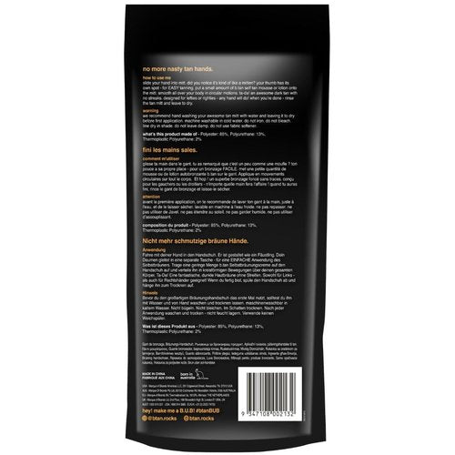 b.tan Self Tan Mitt - Streak-Free Sunless Tanning Applicator Glove | Velvety Soft & Reusable for Face & Body