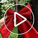 Green Christmas Bow Decorations 19.69 x 15.75 Inches for Xmas Tree Wreath Holiday Home