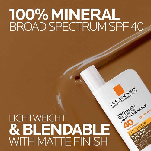 La Roche-Posay Anthelios Sunscreen SPF 40 - Ultra-Light, Fast-Absorbing, Oil-Free Face Protection