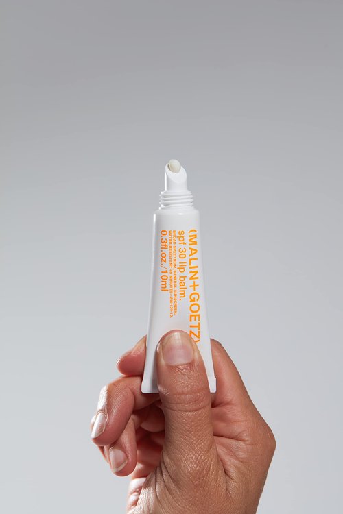 MALIN+GOETZ SPF 30 Lip Balm | Mineral Broad Spectrum Sun Protection with Titanium Dioxide | Moisturizing, Nourishing + Refreshing Spearmint | Reef-Safe, Vegan + Cruelty-Free Lip Care (0.3 Fl Oz.)