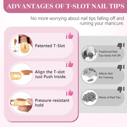 LIONVISON Practice Hand for Acrylic Nails: Magnetic Manicure Fake Nail Training Hand with Flexible Detachable Hand & 100 Strengthen Nail Tips for Nail Beginners (Brown)