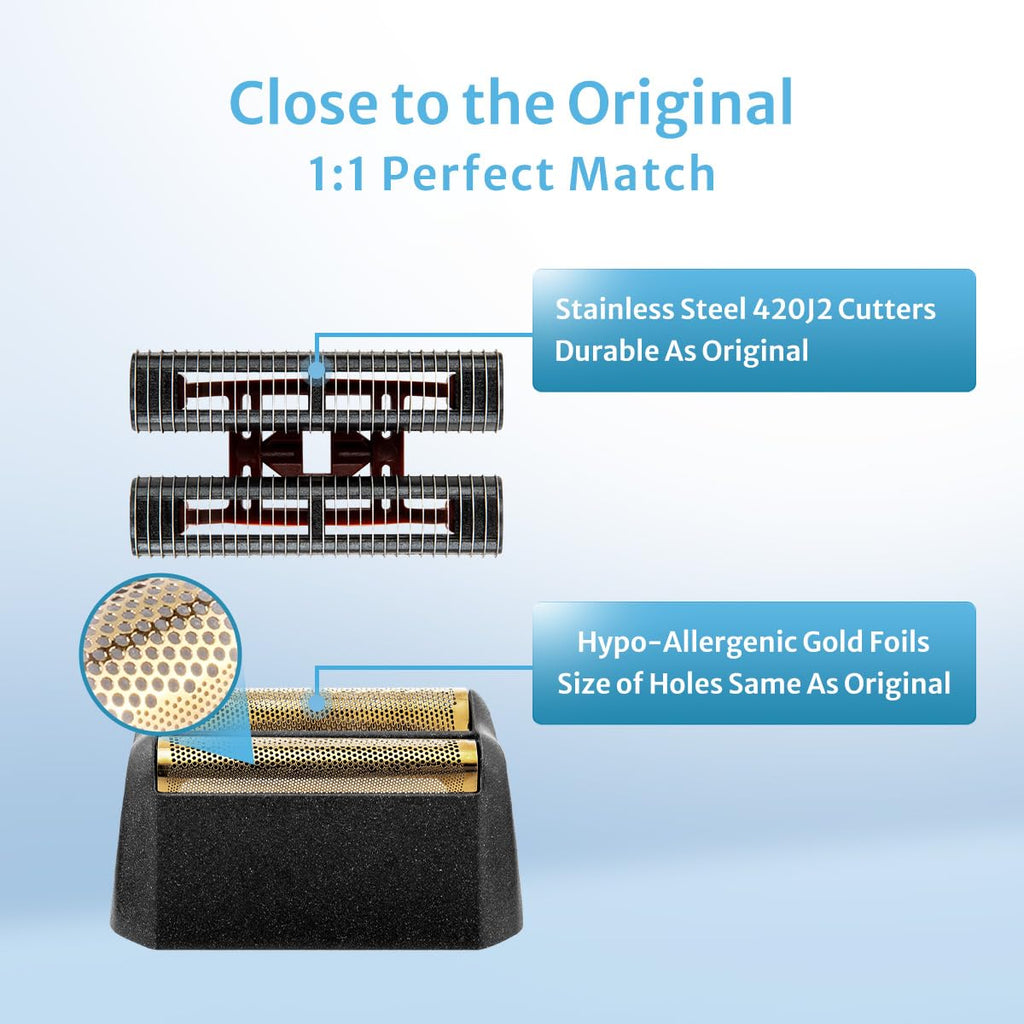 Wahl Foil Shaver Replacement Foil - Compatible with 5 Stars Finale (#8164) - 1 Pack, Black