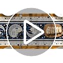 Blue Black Plaid Moon & Stars Ramadan Table Runner 13x72 Inch Seasonal Kitchen Decor