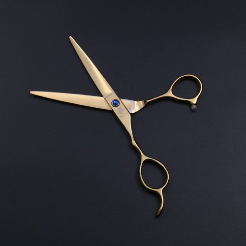 Purple Dragon 6.0 inch Left Hand Barber Hair Cutting Scissor and Thinning Shears - for Professional Left-handed Hairstlist