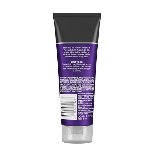 John Frieda Frizz Ease Anti-Frizz Styling Cream - Smooth Touch-Up Crème for Frizz-Prone Hair, 4 Oz