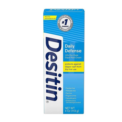 Desitin Daily Defense Diaper Rash Cream - Zinc Oxide Formula | 4 oz & 2 oz Bundle Pack