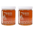 MOOM USDA Organic Sugar Wax Hair Removal for Women & Men – 12 oz Wax (2 Pack), Sugaring Hair Wax with Tea Tree Oil - Body, Leg & Facial wax - Soft Wax for Sensitive Skin (Strips & Sticks Not Included)