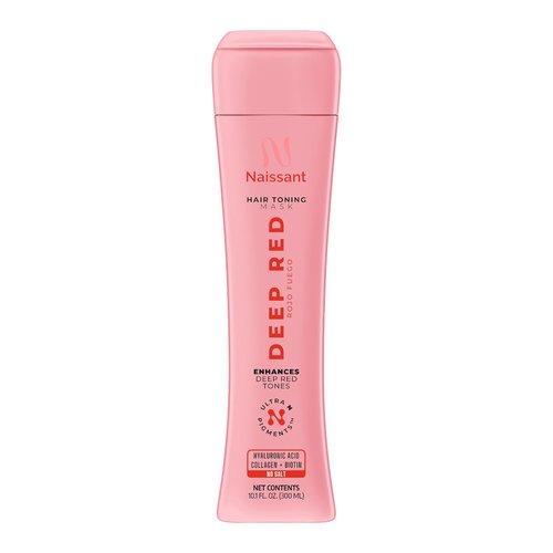 Naissant Deep Red Hair Toning Mask - Ultra High-Purity Pigments for Vibrant Red Tone | 10.1 Fl. Oz | Paraben & Sulfate Free