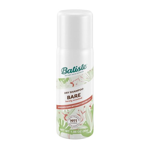 Batiste Dry Shampoo - Bare Mini Travel Size 1.06 oz | Pack of 3 for Effortless Freshness
