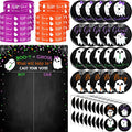 Halloween Gender Reveal Party Game Kit with Ghost Voting Posters & Stickers
