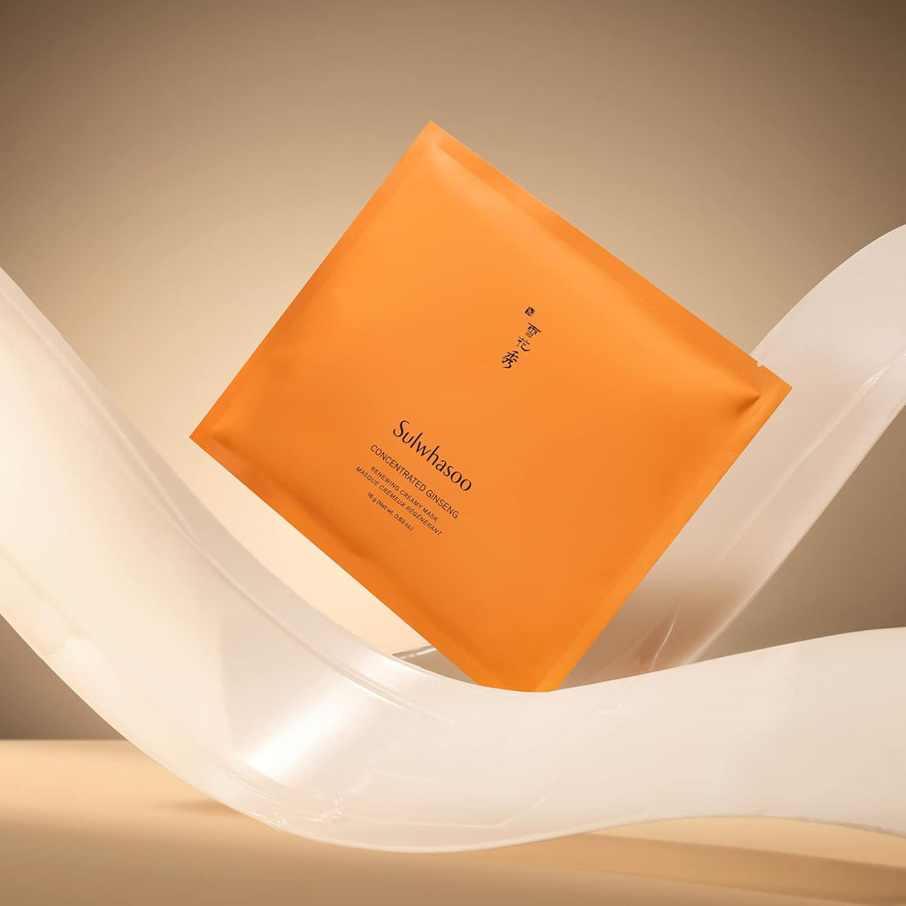 Sulwhasoo Concentrated Ginseng Renewing Sheet Mask - Korean Anti-Aging Formula for Wrinkles & Firmness | Nourishing Hydration with Ginseng & Peptides