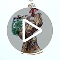 Santa Sasquatch Glass Blown Ornament - Handcrafted Holiday Tree Decoration - One Size