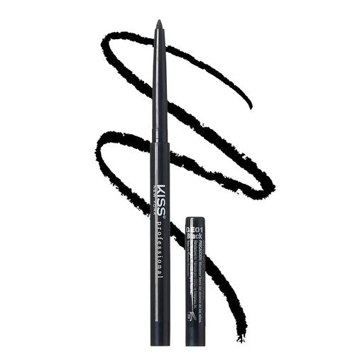 KISS NEW YORK Pro Intense Gel Eyeliner - Waterproof, Smudge-Proof, Long-Lasting Pencil | Black