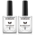 Base Top Coat Nail Polish: Clear Quick Dry High Glossy Nail Polish Shiny No Chip Long Lasting Air Dry Top Coat for Nail Art Manicure Salon Quality Women Gift