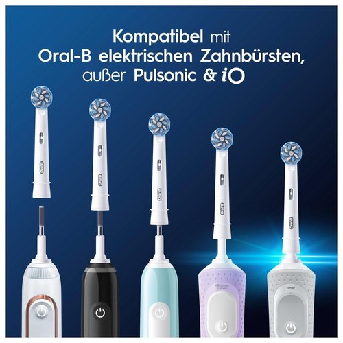 Oral-B Pro Sensitive Clean Replacement Toothbrush Heads Pack of 4
