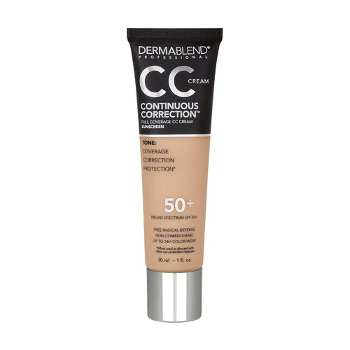 Dermablend CC Cream Foundation SPF 50+ | Full Coverage Tone-Evening Makeup, Oil-Free