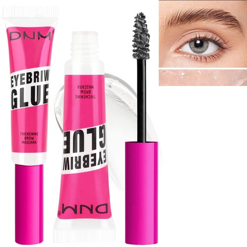 Kaely Brow Mascara - Waterproof Tinted Eyebrow Gel | Vegan & Cruelty-Free, 2 Pcs in Transparent