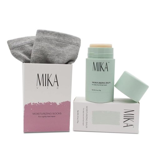Regine Switzerland Foot Balm & Socks - Moisturizing Urea Cream for Soft, Exfoliated Feet