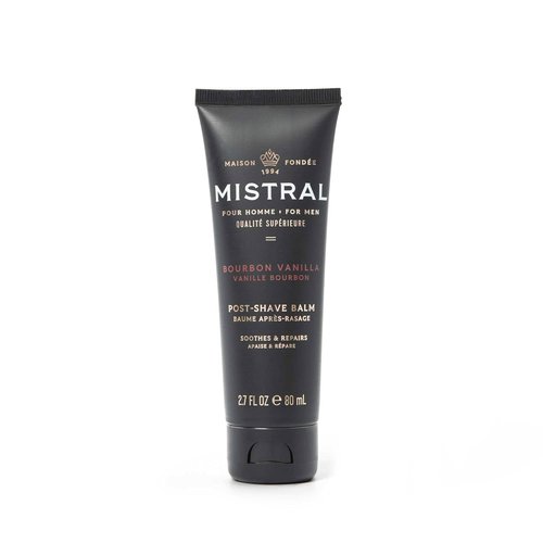Mistral After Shave Balm - Bourbon Vanilla | Hydrating Non-Greasy Moisturizer with Aloe & Jojoba Oil - 2.7 Fl Oz