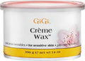 Gigi Creme Wax, Hair Removal Can for Sensitive Skin, 14 oz Pack of 2