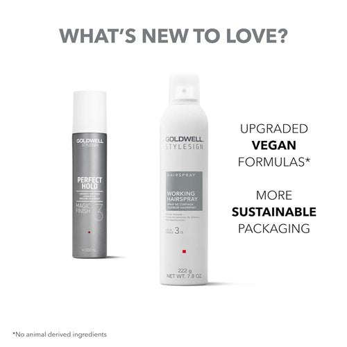 Goldwell StyleSign Working Hairspray - Flexible Hold & Shine | 10.6 Oz for All Hair Types