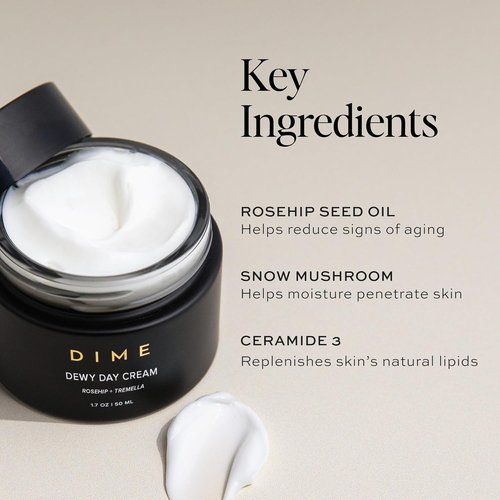 DIME Beauty Moisture Set ($75 Value) - Includes Dewy Day Cream + Restorative Night Cream (50 ml Each)