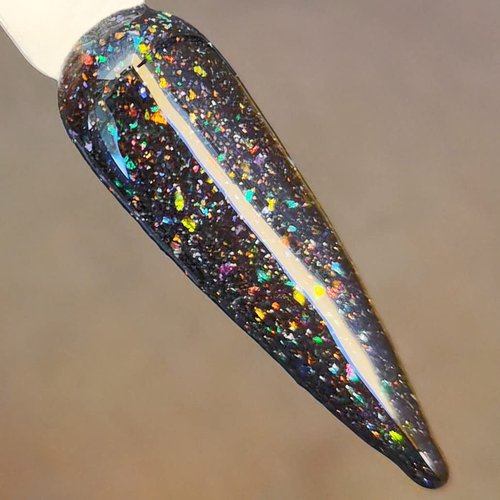 Oumisaya Holographic Sparkle Glitter Nail Dip Powder, 1OZ, Smooth Fine Powder, Easy to Use for Starters