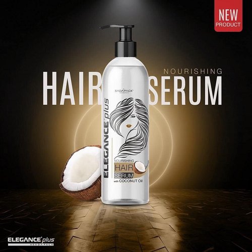 Elegance Plus Hair Serum - Nourishing Coconut-Based Formula for Soft, Shiny Hair | 10.1 Oz