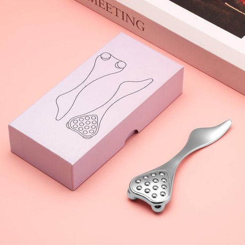 4-in-1 Face Roller & Gua Sha Tool for Women - Facial Massager for Puffiness Reduction, Anti-Aging, Skin Tightening, Wrinkles-Nose Massager & Acupuncture Pen Beauty Tool (1PC)