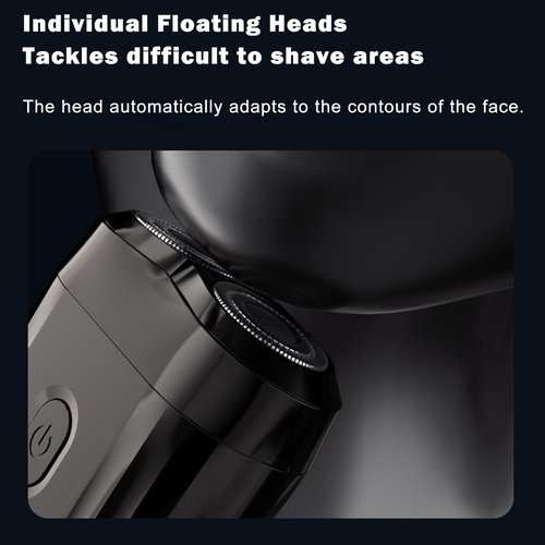 Karlak Electric Razor for Men Head Shaver Electric Shaving for Men, Reable Razors for Shaving Electric Cordless Men's Electric Shaver Waterproof Wet Dry Shaving