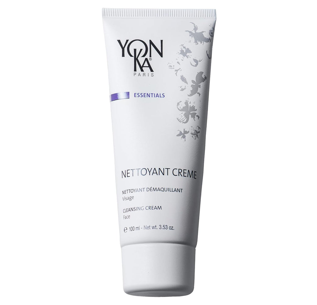 Yonka Nettoyant Creme - Cleansing Makeup Remover Cream with Calming Peppermint | 3.53 oz for Sensitive & Acne-Prone Skin