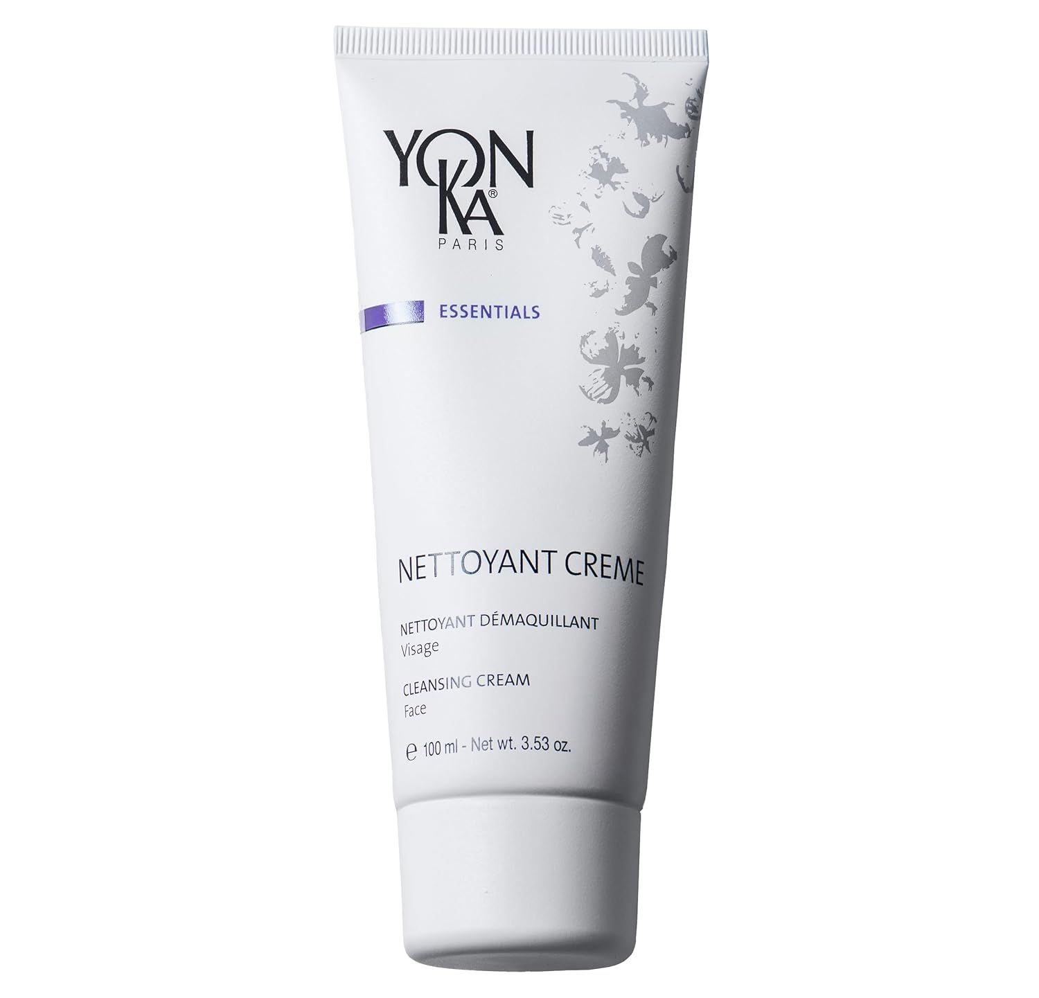 Yonka Nettoyant Creme - Cleansing Makeup Remover Cream with Calming Peppermint | 3.53 oz for Sensitive & Acne-Prone Skin