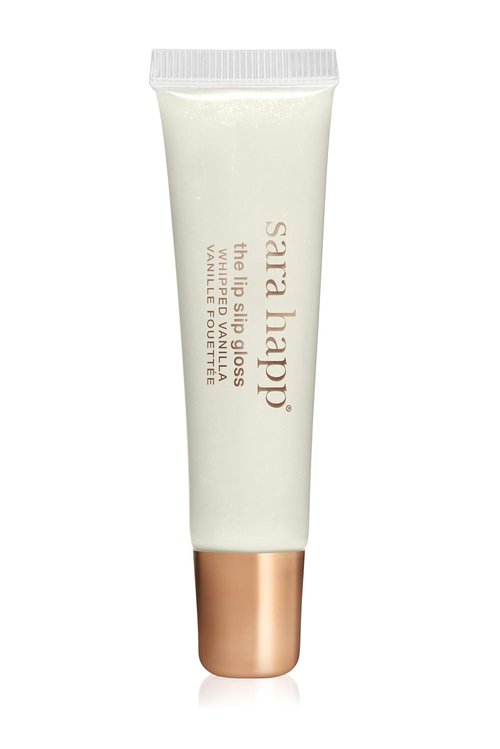 Sara Happ Lip Slip Luxe Gloss - Whipped Vanilla High-Shine Lip Gloss, 0.5 oz for Luscious Lips