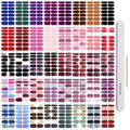 Nail Wraps & Strips Set - Mix Style, Long-Lasting Gel Manicure Kit for Women