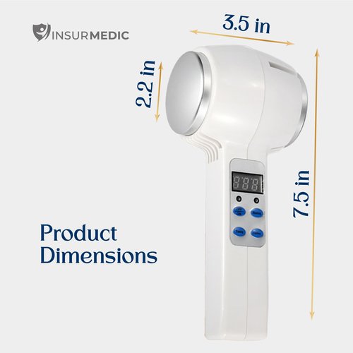 InsurMedic Hot and Cold Facial Massager - Cooling & Warming Vibration Beauty Tool - Spa Skincare Massage Equipment