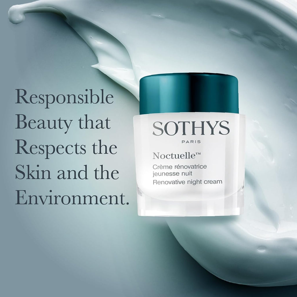 SOTHYS Renovative Night Cream - Collagen-Infused Anti-Aging Face Moisturizer for Wrinkles