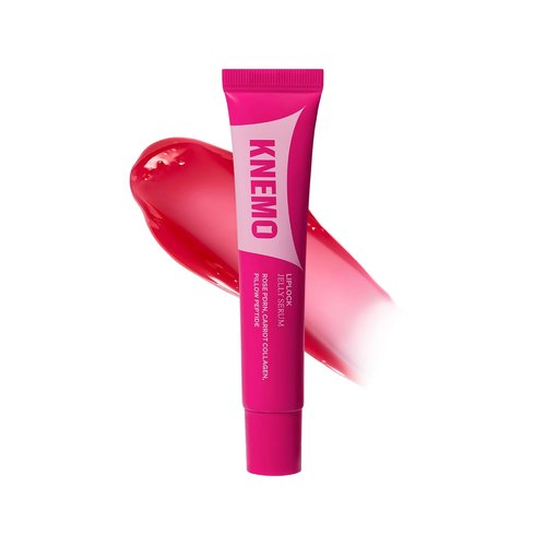 KNEMO LipLock Jelly Serum - Hydrating & Plumping Korean Skincare for Dry Lips | Grape Crush Tint