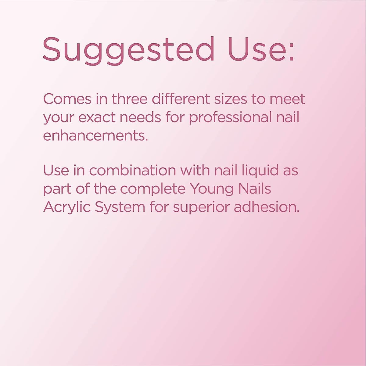 Young Nails Acrylic Cover Powder - Professional Self-Leveling Nail Powder in Flamingo | 85g