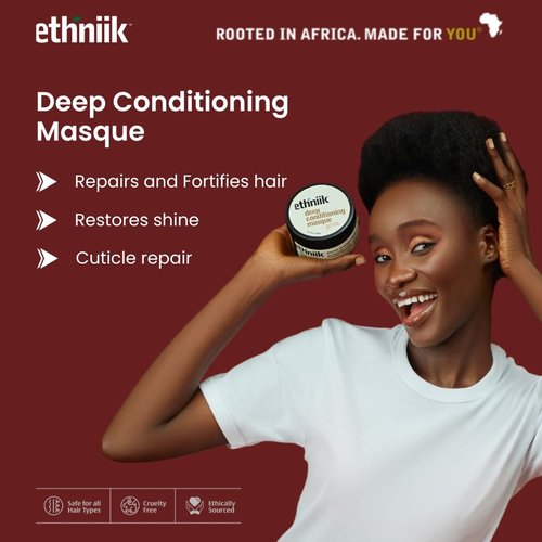 Deep Conditioning Masque - Intense Hair Treatment for Dry, Damaged Hair | Revitalizes & Adds Shine | Coconut Oil, Aloe Vera, Honey & Vitamin E - 10.1 fl. oz