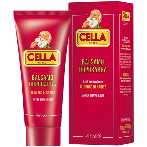 Cella MILANO Aftershave Balm - Soothing Shea Butter & Almond Oil Formula | Alcohol-Free, 100ml