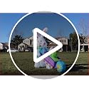 4 Ft Tall Easter Bunny Inflatable with Lights and Accessories - Outdoor Decoration