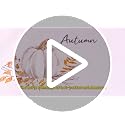 Fall Cotton Linen Table Runner with Pumpkins & Leaves - White-1