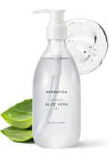 Aromatica Organic Aloe Vera Gel - Sunburn Relief & After Sun Care | 10.14oz/300ml, EWG Verified