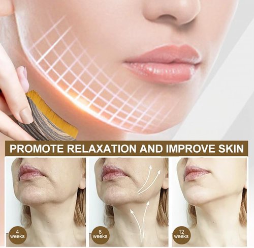Lymphatic Contour Face Brush, Dry Brushing Face Brush, Lymphatic Drainage Massager for Face, Chin & Jawline Sculpting,Fits to The Skin to Relieve Fatigue (2PCS)