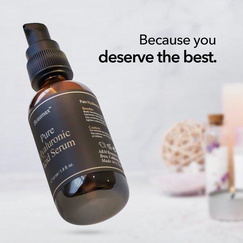 Beaumax Pure Hyaluronic Acid Serum - Intense Moisturizer for Face 54 ml (1.8 fl oz)