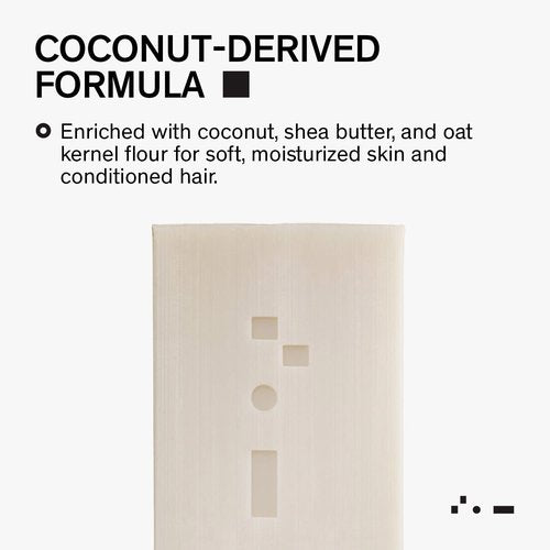 Bravo Sierra All-In-One Citrus & Cedarwood Men's Body and Hair Bar, 3-Pack - Coconut, Shea Butter & Oat Flour for Soft Skin & Healthy Hair, 7 oz